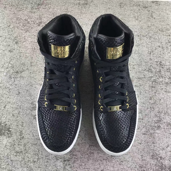 Authentic Air Jordan 1 Pinnacle Black